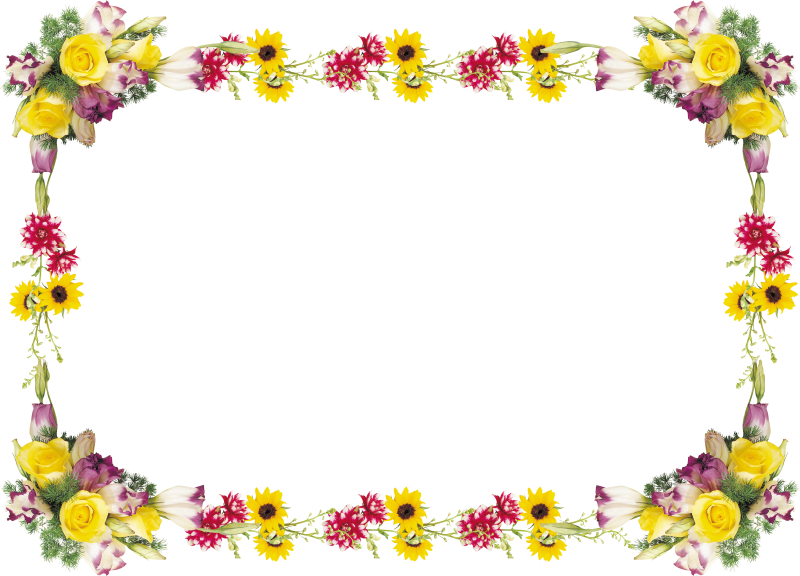 Цветочная рамка