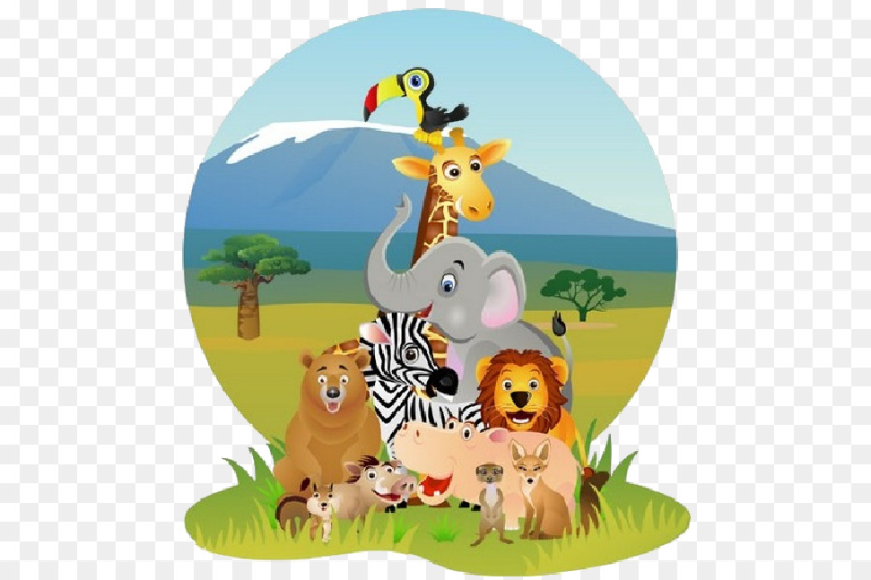 Зоопарк мультяшный