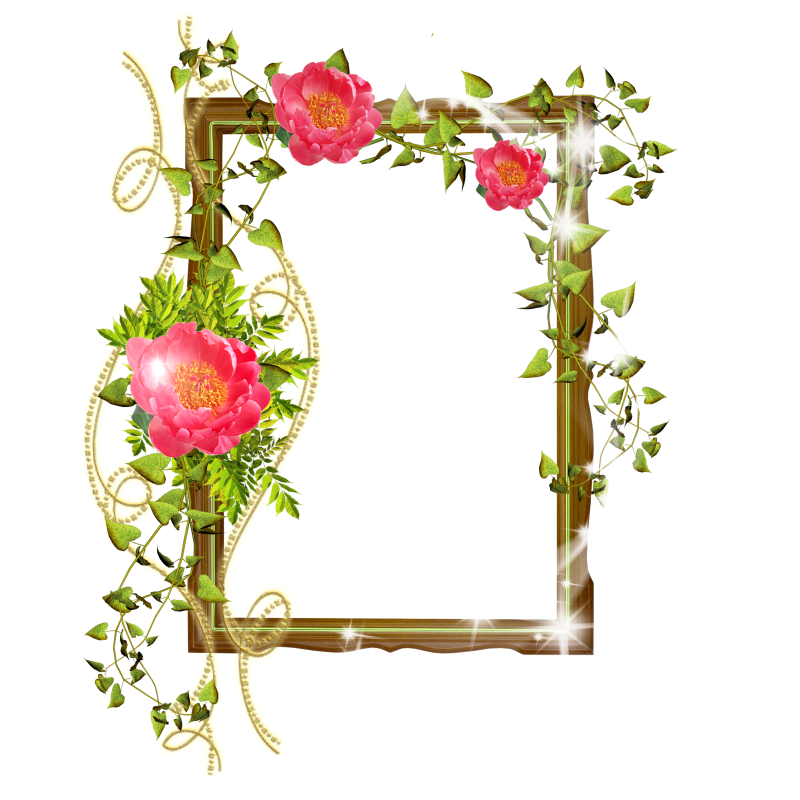 Красивые рамочки с цветами