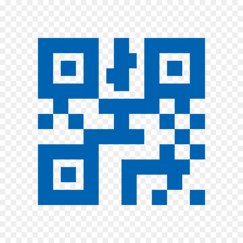 QR код на белом фоне