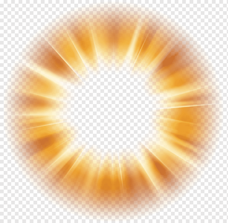 Свечение солнца