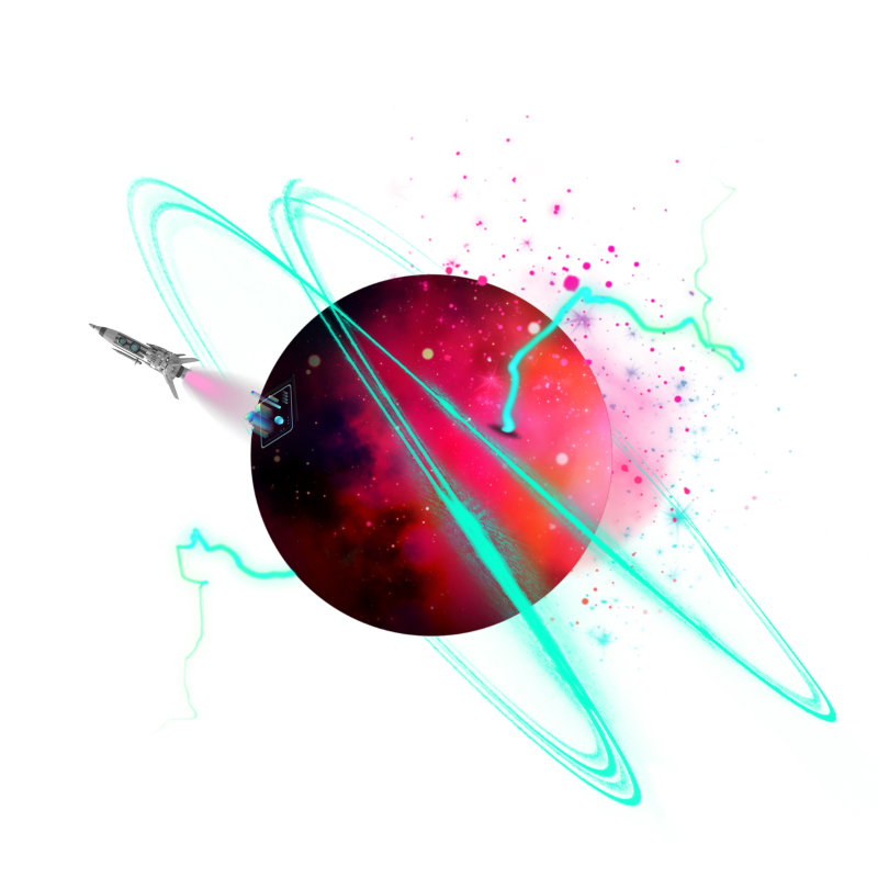 Планеты на белом фоне