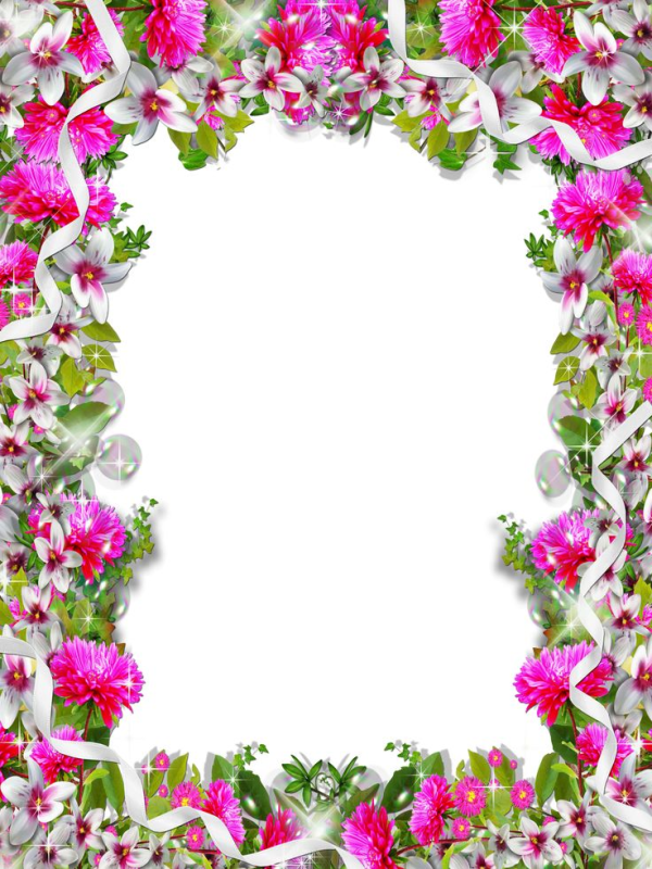 Рамка из цветов