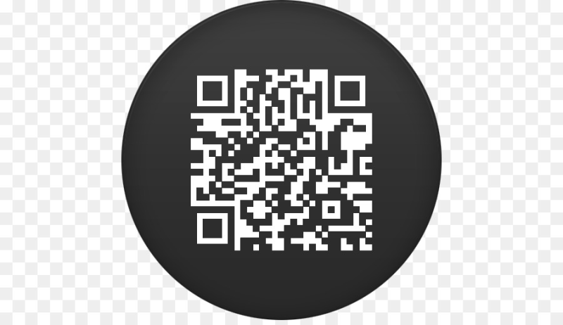 QR код белый