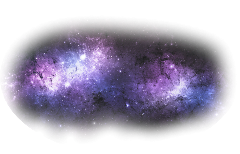 Галактика на белом фоне