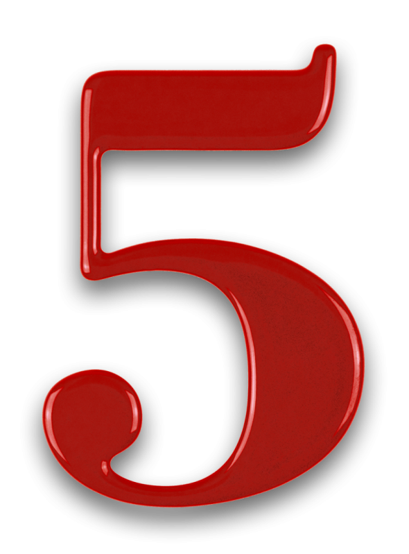 Красивая цифра 5