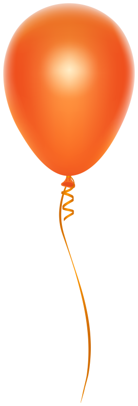 Ребенок с оранжевым шариком