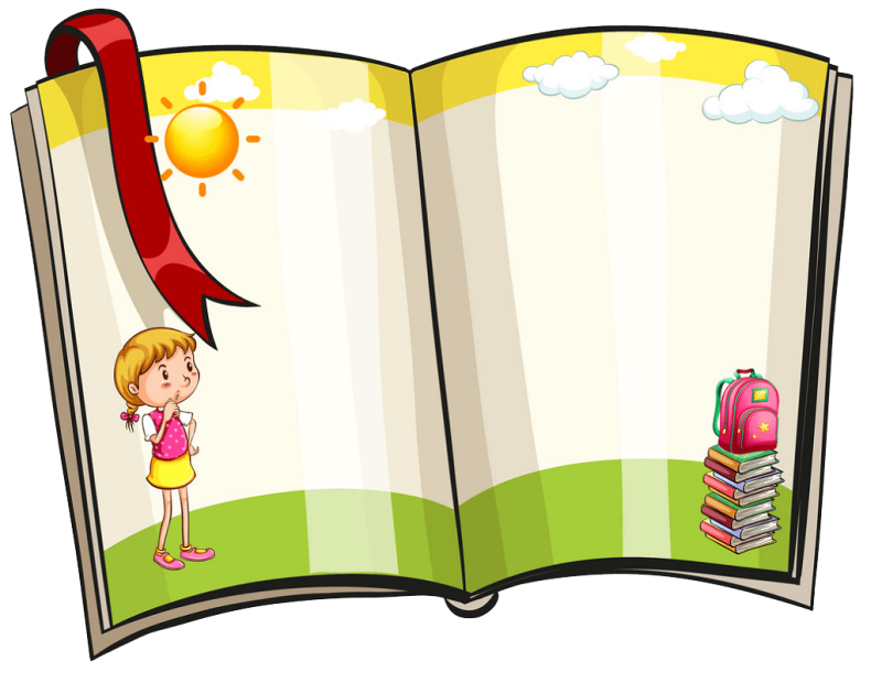 Изображение раскрытой книги