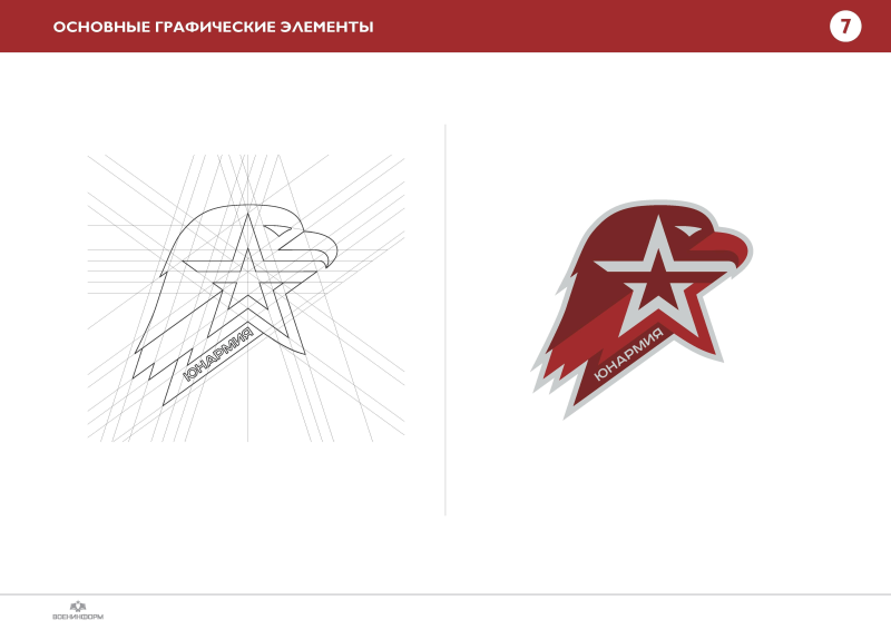 Значок Юнармии рисунок