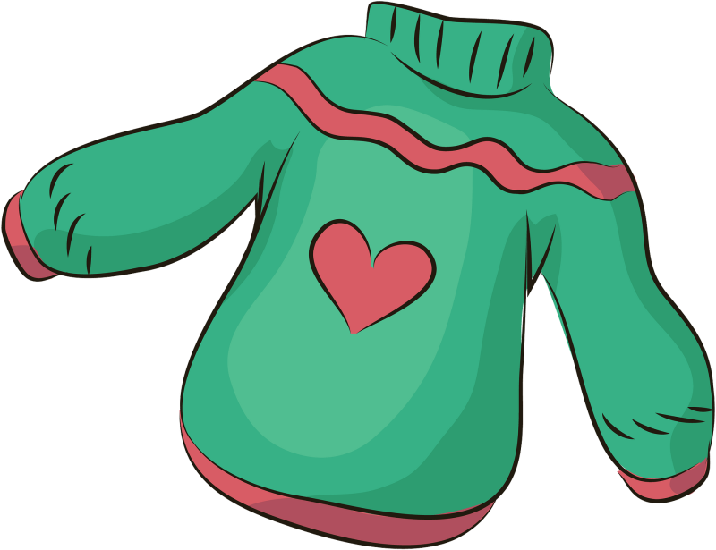 Свитер на белом фоне