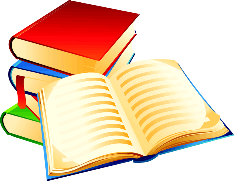 Клипарт книги на прозрачном фоне