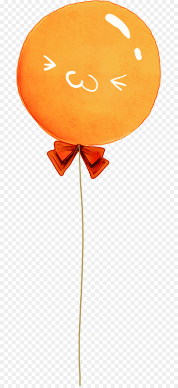 Оранжевые воздушные шары