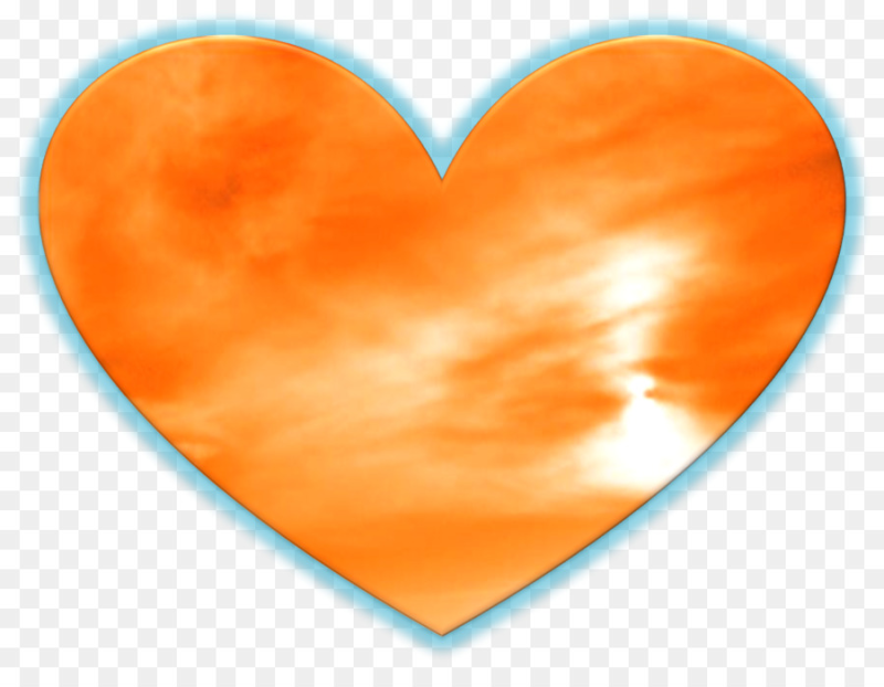 Сердечки (оранжевые)