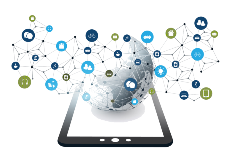 It технологии на белом фоне