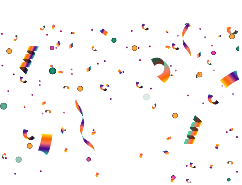 Фейерверк из конфетти