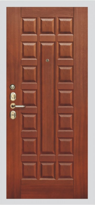 Дверь деревянная коричневая