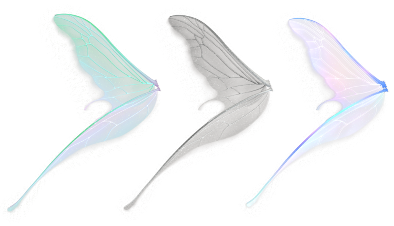 Крылья феи прозрачные