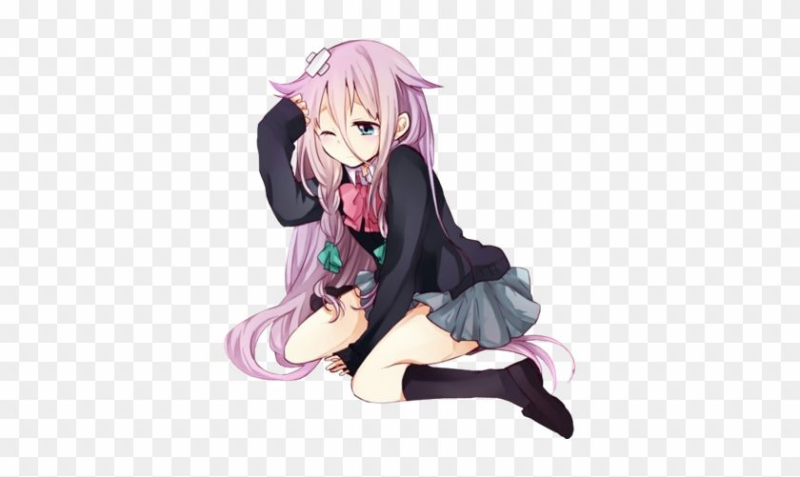 Аниме девушки на прозрачном фоне