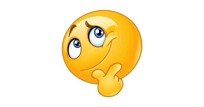 Думающий смайлик