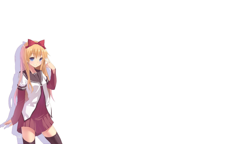 Аниме картинки на белом фоне