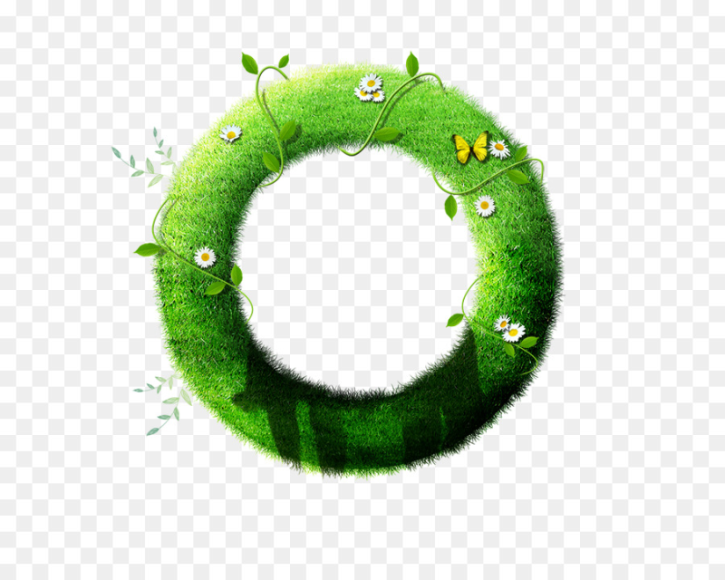 Зеленое кольцо PNG