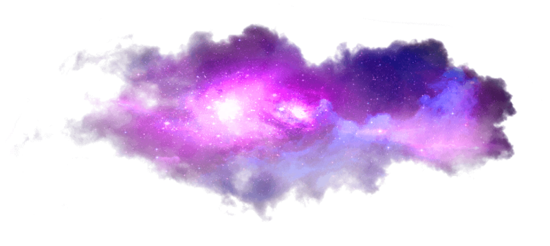 Фиолетовые облака на белом фоне