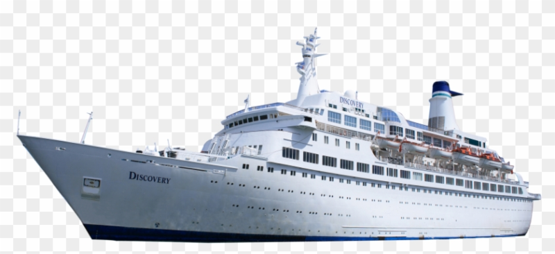 Пароход на белом фоне