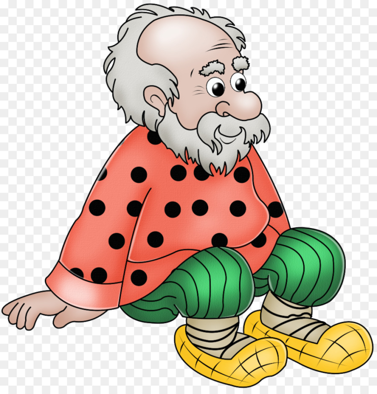 Мультяшный дед