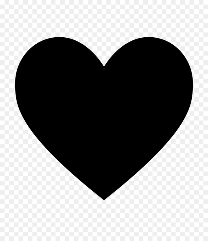 Сердечко черное