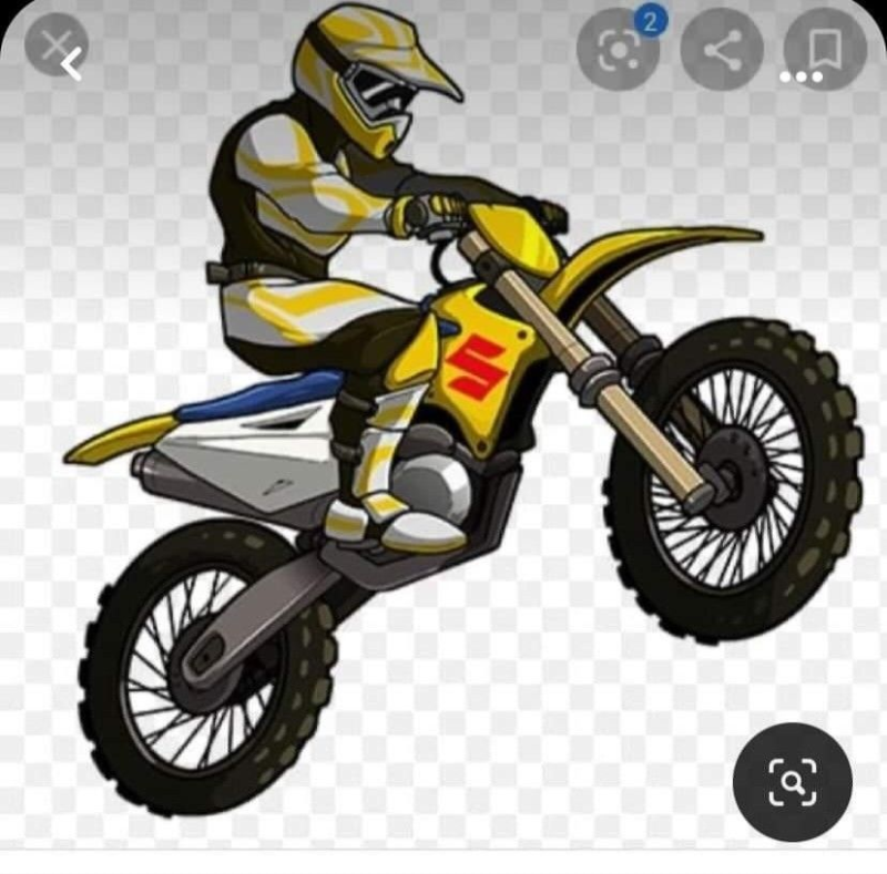 Питбайк мотоцикл вектор