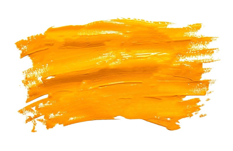 Желтый мазок краски