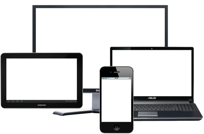 Монитор и смартфон