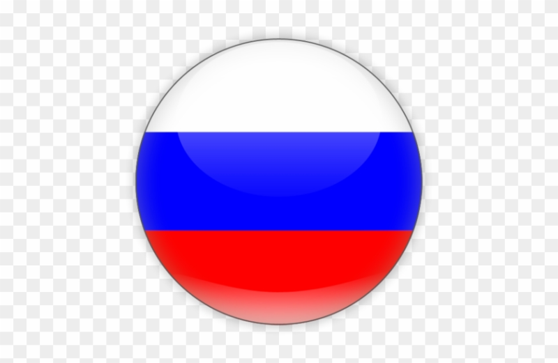 Российский флаг в круге