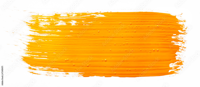 Оранжевый мазок