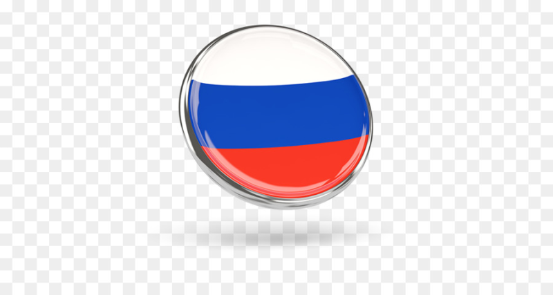 Российский флаг в круге