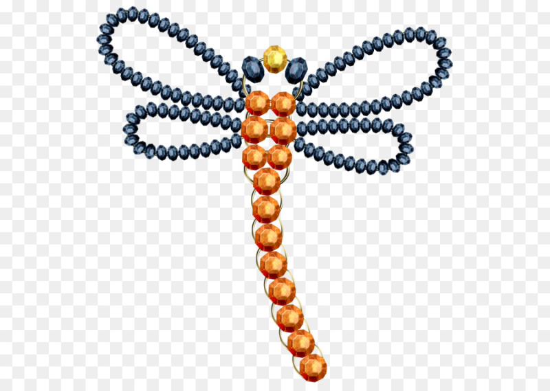 Фигурки из бисера «Стрекоза»