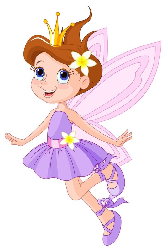 Фея на прозрачном фоне