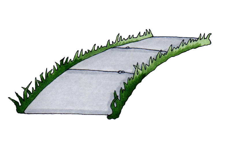 Тропинка нарисованная