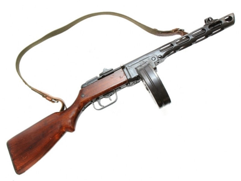 Автомат СССР ППШ 41