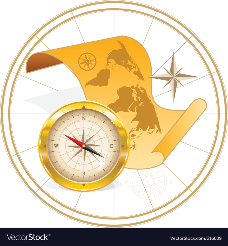 Компас эмблема