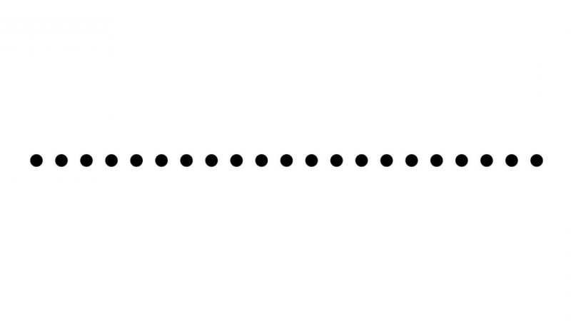 Линия из кружочков