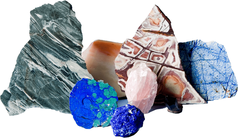 Коллекция "минералы и горные породы" (поделочные камни)