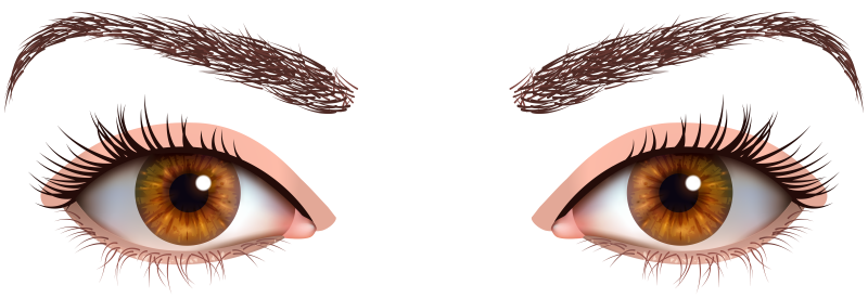 Глаза без фона