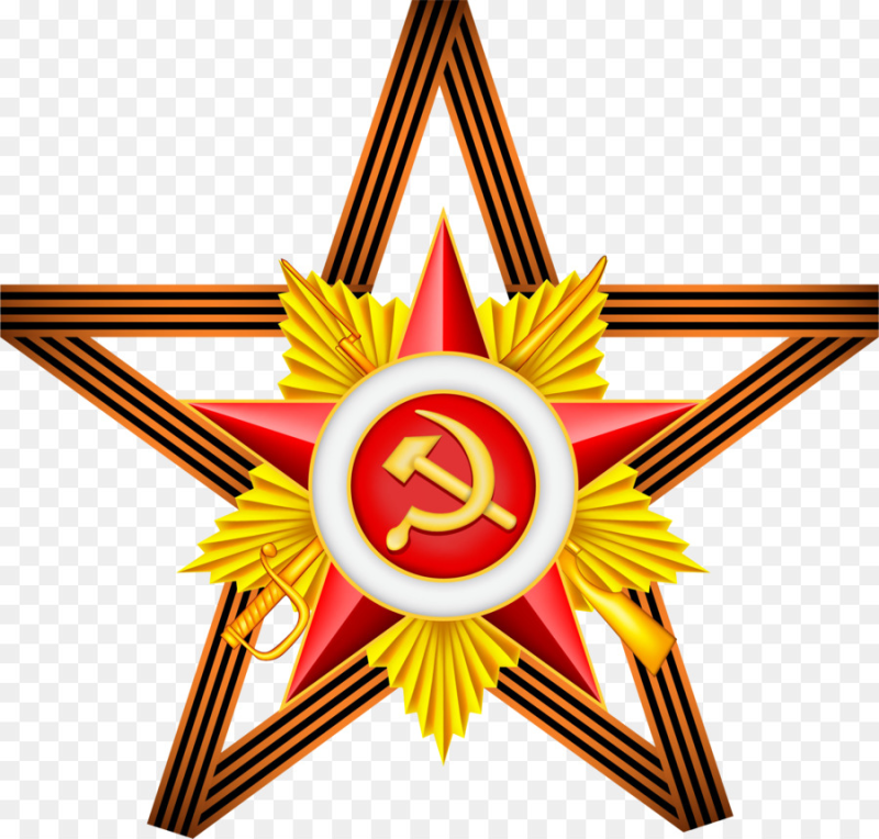 Георгиевская ленточка с орденом Отечественной войны