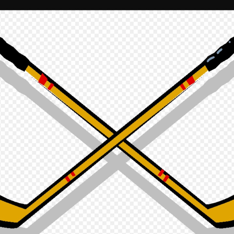 Перекрещенные хоккейные клюшки