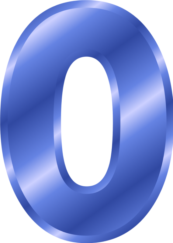 Красивая цифра 0