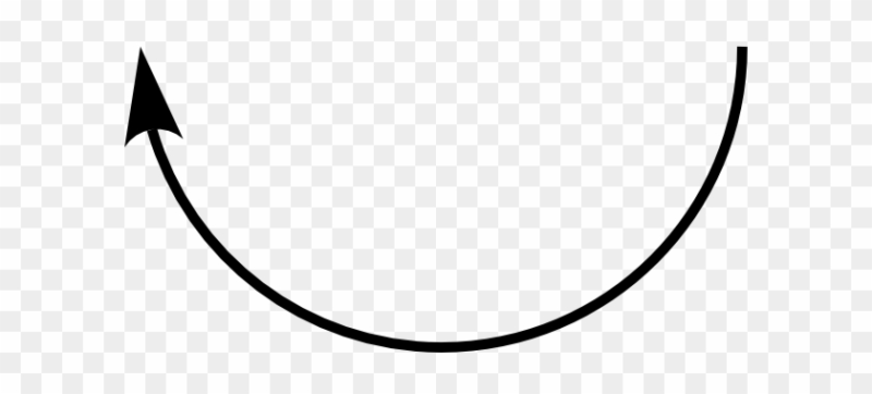 Стрелка дугой