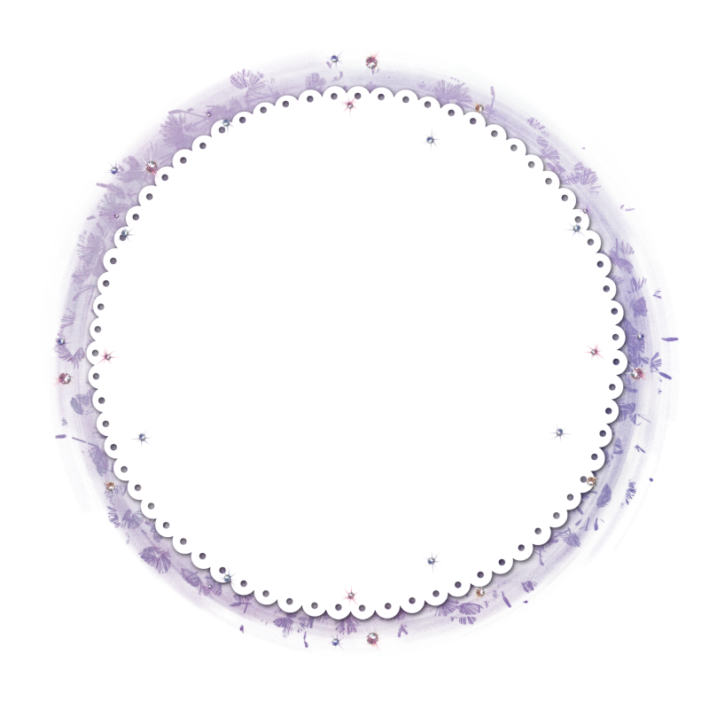 Круглая рамочка на прозрачном фоне