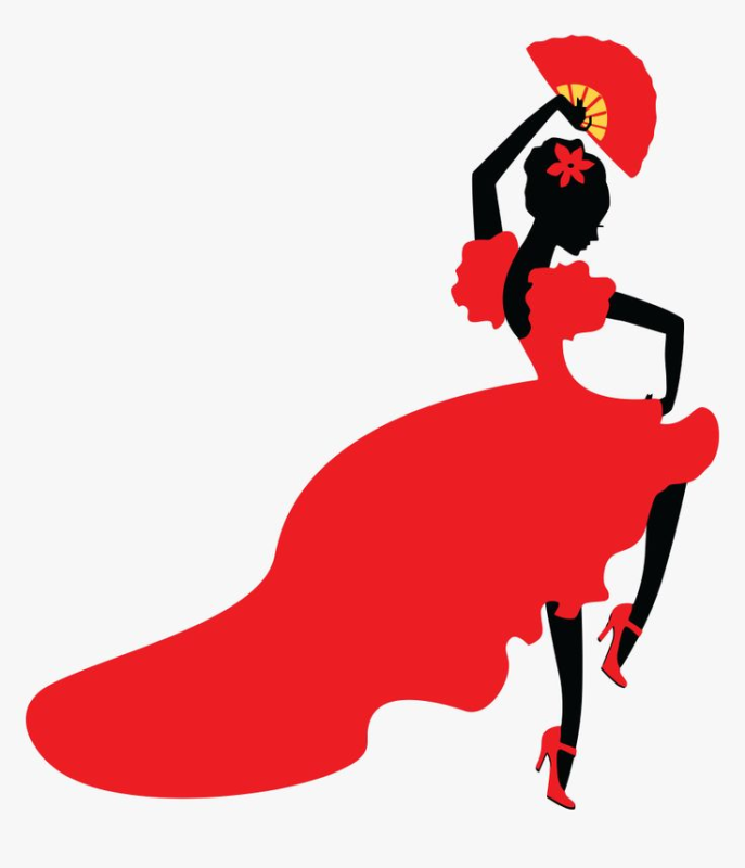 Фламенко танец вектор