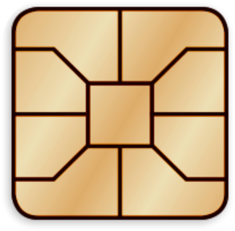 Чип банковской карты